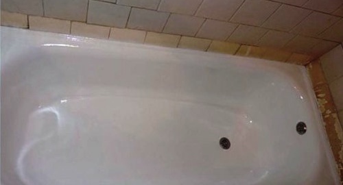Реставрация ванны жидким акрилом | Рославль